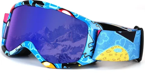 Miniatura 11 de Gafas de esquí para niños, con correa antideslizante, gafas de snowboard