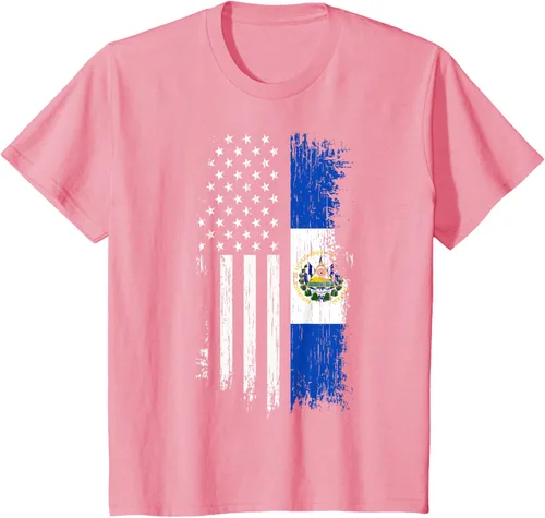 Miniatura 65 de Camiseta de la bandera de Estados Unidos salvadoreño - Camiseta de El Salvador USA