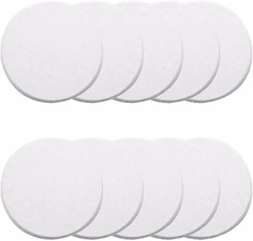 Miniatura 8 de Wideskall® Protector autoadhesivo para pomo de puerta redondo blanco (tamaño estándar de 3 pulgadas, 10.00 pulgadas, unidad)