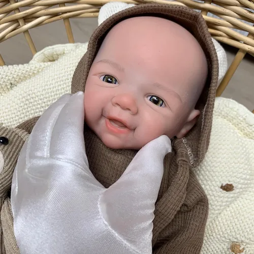 Miniatura 7 de OtardDolls Muñecas Bebé Reborn Realistas Muñeca Bebé Reborn de 17 Pulgadas Cuerpo Completo de Silicona Bebé Hecho a Mano con Peso Recién Nacido