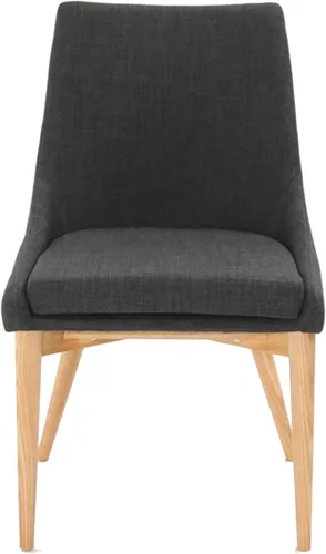 Miniatura 4 de Silla de comedor de ratán girasol L-C312DG 1 par (gris oscuro)