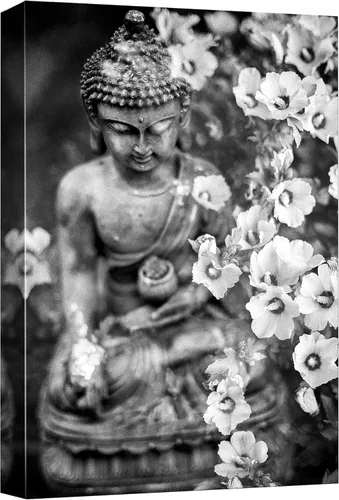 Miniatura 10 de wall26 Lienzo impreso para pared, escultura de Dios hindú Ganesha, fotografía cultural espiritual y religiosa, primer plano tradicional, multicolor