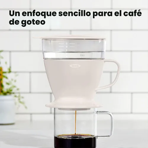 Miniatura 5 de OXO Good Grips Vierta sobre el fabricante de café con el tanque de agua, Coffee Maker, vertido, Blanco
