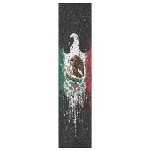 Miniatura 26 de Abstracto Negro Gris Geométrico Skateboard Grip Tape 33x9inch Papel de lija Longboard Scooter Griptape Diseño antideslizante y anti-desgarro