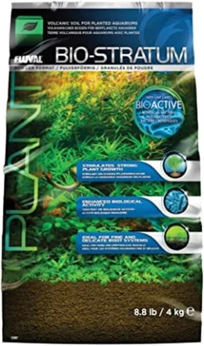 Miniatura 10 de Fluval 12696 Bio Stratum de suelo volcánico rico en minerales naturales para tanques plantados, 4.4 libras. Sustrato de acuario para un desarrollo