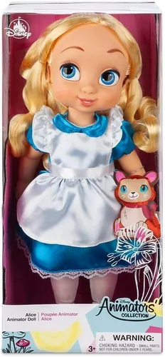 Miniatura 2 de Disney Store - Muñeca Alice de la colección oficial Animators, de 16 pulgadas, juguete coleccionable de personaje, perfecto para fanáticos, diseño