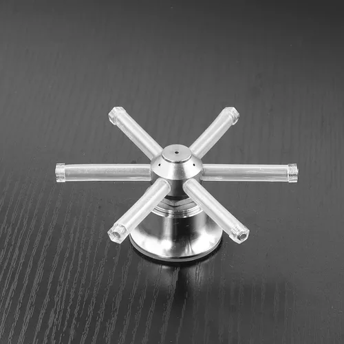 Miniatura 7 de YBB Enjuagadora portátil para jarra, barra de mesa, enjuague de vidrio de acero inoxidable 304 para el hogar/bar/laboratorio (mostrador) - 4.4 x 2.9