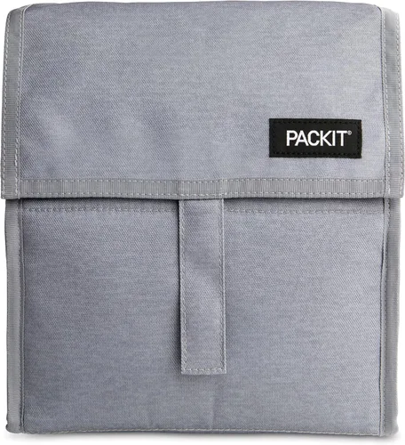 Miniatura 12 de PackIt Lonchera congelable con cierre, teñido anudado aguamarina Tinte brisa