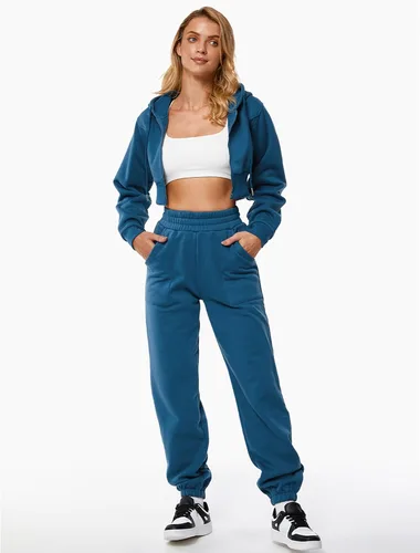 Miniatura 5 de ABOCIW Pantalones deportivos con forro polar para mujer, con cintura alta, con bolsillo