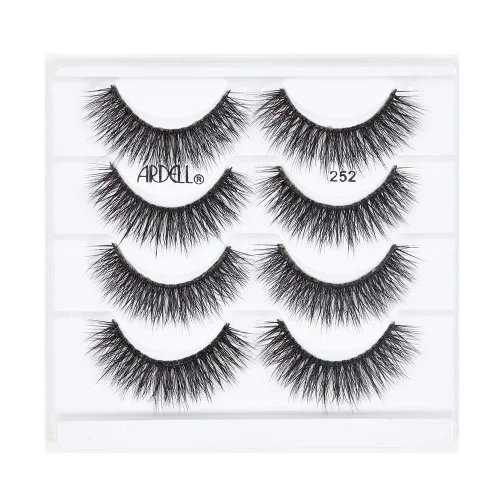 Miniatura 6 de Ardell Pestañas de aspecto natural Mega Volume, 252 – Volumen completo, pestañas postizas de larga duración para un aspecto impecable, 4 pares Mega