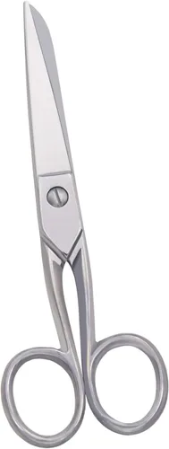 Tijeras plateadas de tela a medida, tijeras de corte de papel de costura, cortador de acero inoxidable, tijeras de oficina de cuero resistente (6