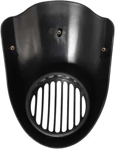 Miniatura 4 de Parabrisas de motocicleta Retro Cafe Racer Parrilla para manillar Parabrisas Faro Carenado Cubierta Negro Compatible con Harley Sportster Dyna XL FX