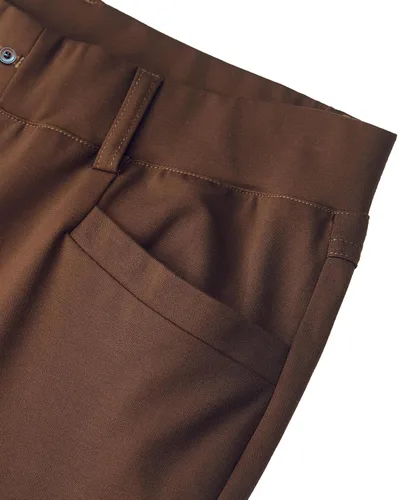 Miniatura 4 de siliteelon Pantalones de vestir para mujer, pantalones de trabajo casuales para mujer, pantalones de yoga con corte de bota, pantalones de negocios