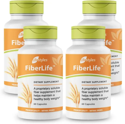 Miniatura 8 de Intra Lifestyles FiberLife Suplemento – Fibra soluble para la salud digestiva y control del apetito con Konjac, goma guar, goma xantana y canela