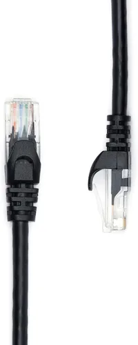 Miniatura 3 de Amazon Basics - Cable de conexión Ethernet RJ45 Cat 6, cable de alta velocidad de 10 Gbps, 250 MHz, sin enganches, 3 pies, negro