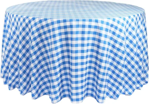 Miniatura 78 de YOUR CHAIR COVERS - Mantel redondo de poliéster prémium de 120 pulgadas - Mantel de lino color champán para mesas redondas estándar