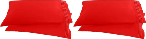 Miniatura 39 de Elegant Comfort ® Diseño de Cadena de 1500 Hilos, Calidad Egipcia de Lujo, Sedoso, Suave, Resistente a Arrugas y Decoloración, 2 Fundas de Almohada