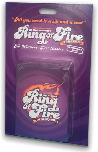 INI Juego de cartas Ring of Fire | Divertido juego de beber para fiesta de adultos | Juegos de cartas para noche de juegos, despedida de soltera,