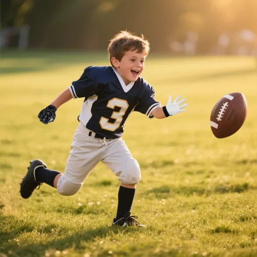 Miniatura 7 de Guantes de receptor de fútbol americano juvenil, guantes de fútbol americano con agarre de silicona para niños y niñas con Super Stick