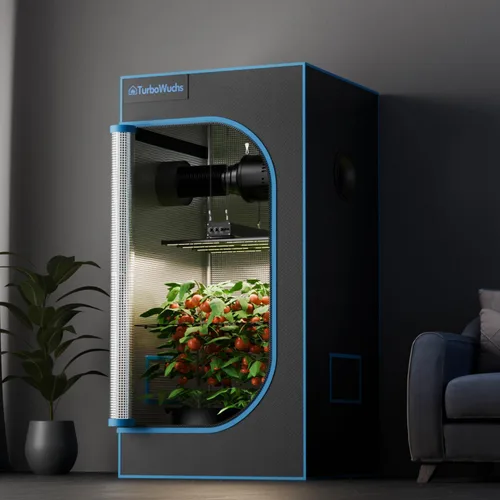Miniatura 6 de Luz LED de cultivo de 320 W con 7 espectros ajustables (UV e IR), lámpara de planta de espectro completo regulable para cobertura de 3 x 3 pies