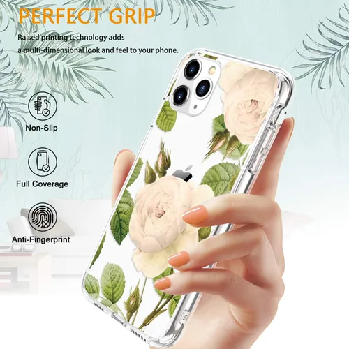 Miniatura 5 de LUHOURI - Funda para iPhone 11 Pro Max de mariposas