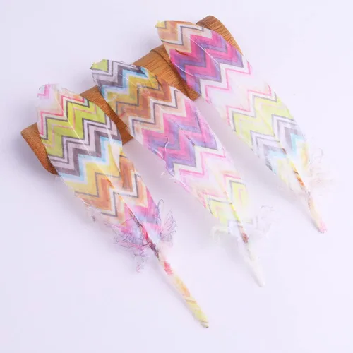 Miniatura 3 de Feather Craft - Plumas de ganso naturales de 6 a 8 pulgadas, 18 piezas para sombreros, arte de boda, actuación, decoración de fiesta en el hogar