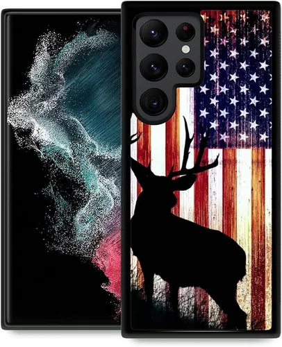 Miniatura 25 de Funda compatible con Samsung Galaxy S22 Ultra, funda protectora antideslizante y a prueba de golpes para hombres y mujeres, goma de silicona suave +