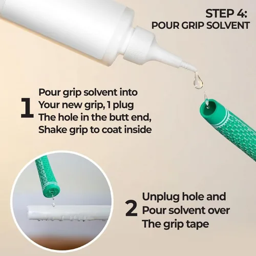 Miniatura 5 de Wedge Guys Golf Grip Kits for Regripping Golf Clubs - Professional Quality - Options Include Hook Blade, 15 or 30 Tape Strips, 5 or 8 oz Solvent
