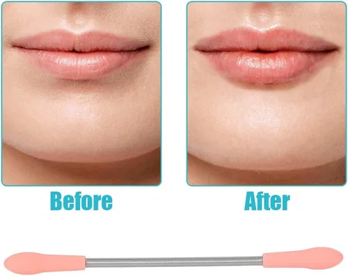 Miniatura 2 de Tiiyee - Removedor de vello facial, depiladora de resorte, herramienta de roscado de acero inoxidable Portable Manual Hair Removal for Women Peach