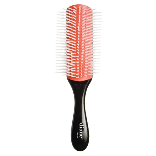 Miniatura 13 de Cepillo de Peinado de Clavijas de Nailon Diane para Desenredar, Separar, Dar Forma y Definir el Cabello Húmedo Grueso o Rizado, Se Desliza a Través