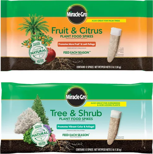 Miniatura 10 de Miracle-GRO Picos de alimento para plantas de frutas y cítricos, 12 picos (paquete de 2)