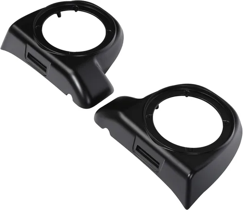Miniatura 2 de TCMT Cajas de altavoces de carenado inferior de 6.5 pulgadas, color negro mezclilla para Harley Touring CVO Street Glide Road Glide Electra Glide
