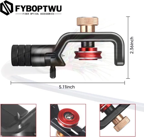 Miniatura 5 de Pelacables de fibra óptica blindados FTTH Pelacables blindados Pelacables 4-10MM Herramienta pelacables Coaxial Mid Span, Herramientas de corte