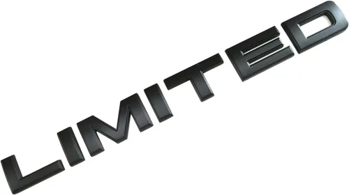 Miniatura 5 de 1 placa de identificación limitada de 13 pulgadas de repuesto para Chrysler RAM OEM (cromado)