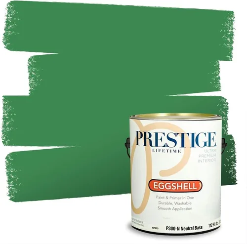 Miniatura 200 de PRESTIGE Pintura exterior e imprimación en uno, aloe, plano, 1 galón