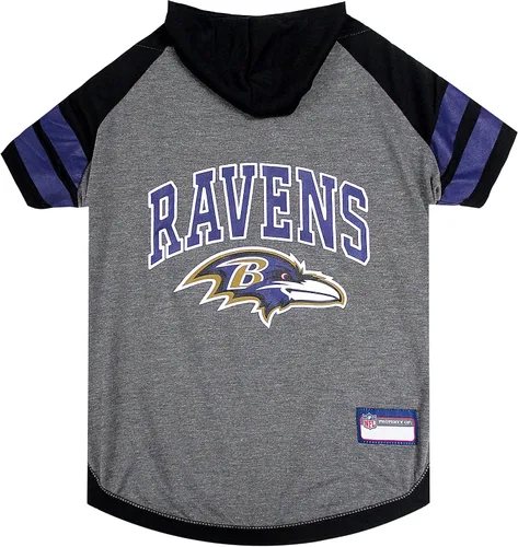 Miniatura 11 de NFL sudadera con capucha tee para perros y gatos. Fútbol perro sudadera con capucha playera disponible en todos los equipos de 32 NFL. cuttest