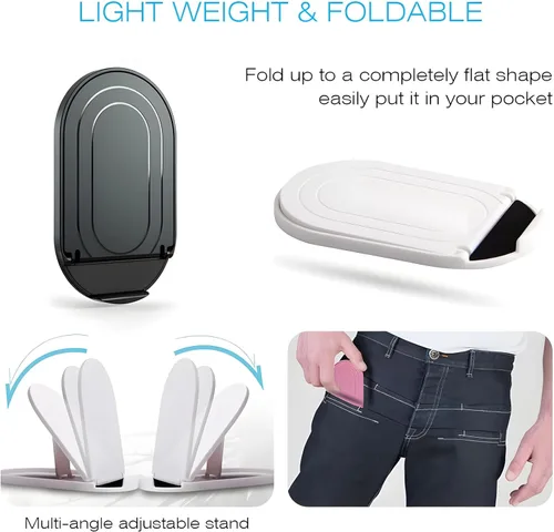 Miniatura 3 de Soporte para Teléfono Celular 6 Unidades, Soporte de Escritorio Plegable y Portátil para Teléfono Celular, Soportes Base Ajustables Universales