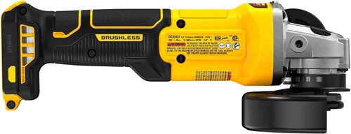 Miniatura 3 de DEWALT Amoladora angular de alimentación inalámbrica de 20V MAX de 4 1/2 pulgadas con interruptor deslizante, solo herramienta desnuda (DCG407B)