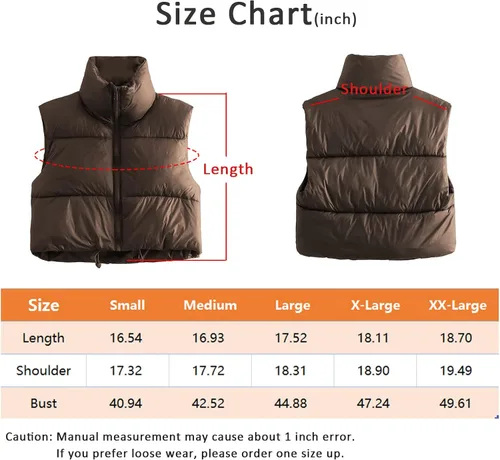 Miniatura 4 de Durio Chaleco acolchado para mujer, ligero, sin mangas, acolchado, para mujer
