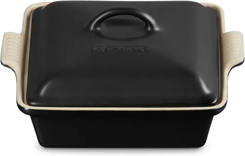 Miniatura 10 de Le Creuset Cacerola cuadrada cubierta de gres Heritage, 2.36L (9"), Sal Marina Sea Salt