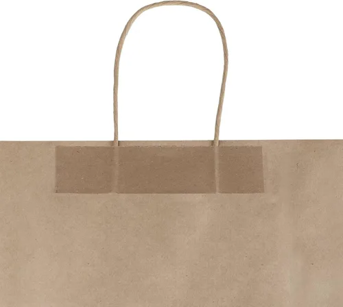 Miniatura 8 de bagmad Paquete de 100 Bolsas de Regalo de Papel Marrones Medianas de 8 x 4.75 x 10 pulgadas con Asas a Granel, Bolsas de Papel Kraft de marrón