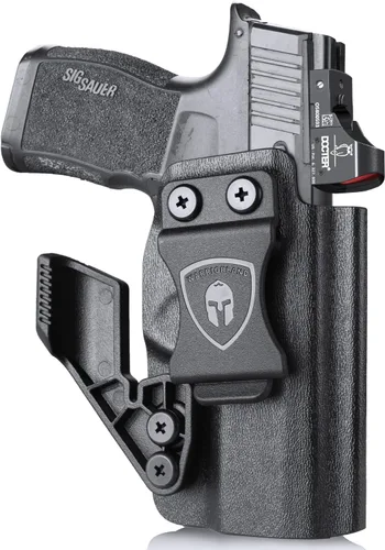 Miniatura 15 de Funda WARRIOLAND IWB de Kydex con corte óptico y garra, ajuste selecto para Glock 17/19/ 19X/ 43X/ 26/MOS, P365/P365X/ P365XL/ P320, Hellcat