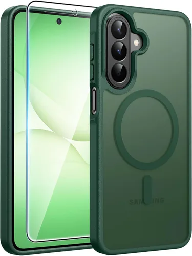 Miniatura 190 de FNTCASE - Funda para iPhone 16 Pro: magnética, mate, translúcida, de grado militar, protectora contra caídas, resistente, fina, duradera y a prueba