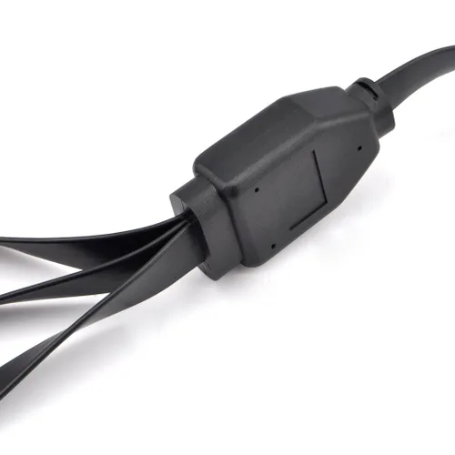 Miniatura 5 de iKKEGOL OBD2 OBDII 1 a 3 Perfil ultra bajo 16 pines macho a hembra Cable divisor Y Cable de extensión de diagnóstico 50 cm / 20