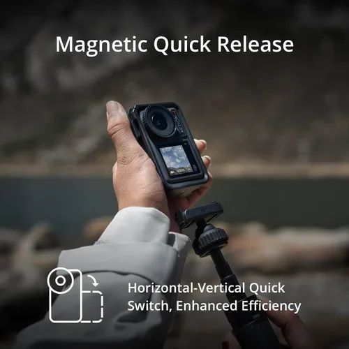 Miniatura 3 de DJI Osmo Action 4 Combo estándar, cámara de acción impermeable con sensor de 1/1.3 pulgadas, video 4K/120fps, impresionantes imágenes con poca luz