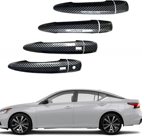 Cubiertas de Manijas de Puerta Moldura Compatible con Nissan Sentra Sedan 2020-2022 Kit para Nissan Altima Sedan 2019-2022 Compatible con Nissan