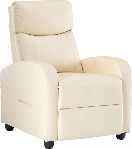 Sweetcrispy Silla reclinable de masaje para adultos, asiento de cine en casa ajustable con soporte lumbar para sala de estar, reclinable de tela