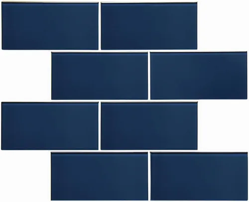Miniatura 11 de Azulejos de cristal para despegar y pegar, loseta en muro de vidrio verde para pared de cocina y baño (5 hojas, 5 pies cuadrados)