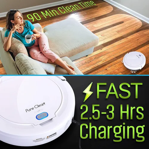 Miniatura 6 de SereneLife PURE CLEAN Smart Automatic Robot Aspirador-Slim Recargable Eléctrico Robo Aspirador w/, Auto Programado Navegación, Sensores