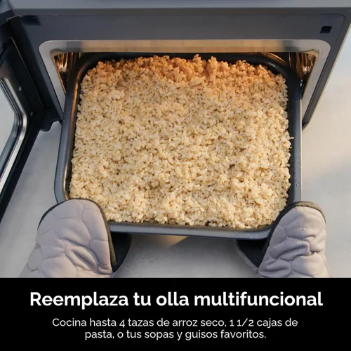 Miniatura 6 de Ninja Combi Multicocina, horno y freidora de aire, comidas completas en 15 minutos, funciones 14 en 1, cocina combinada + freír al aire, hornear
